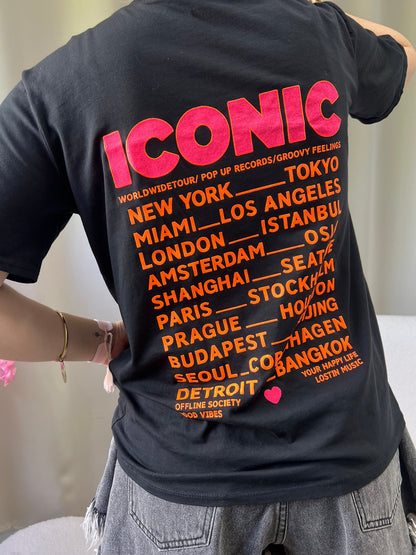 T-shirt ICONIC noir