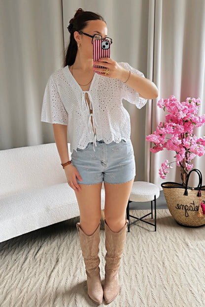 Top LOLA blanc