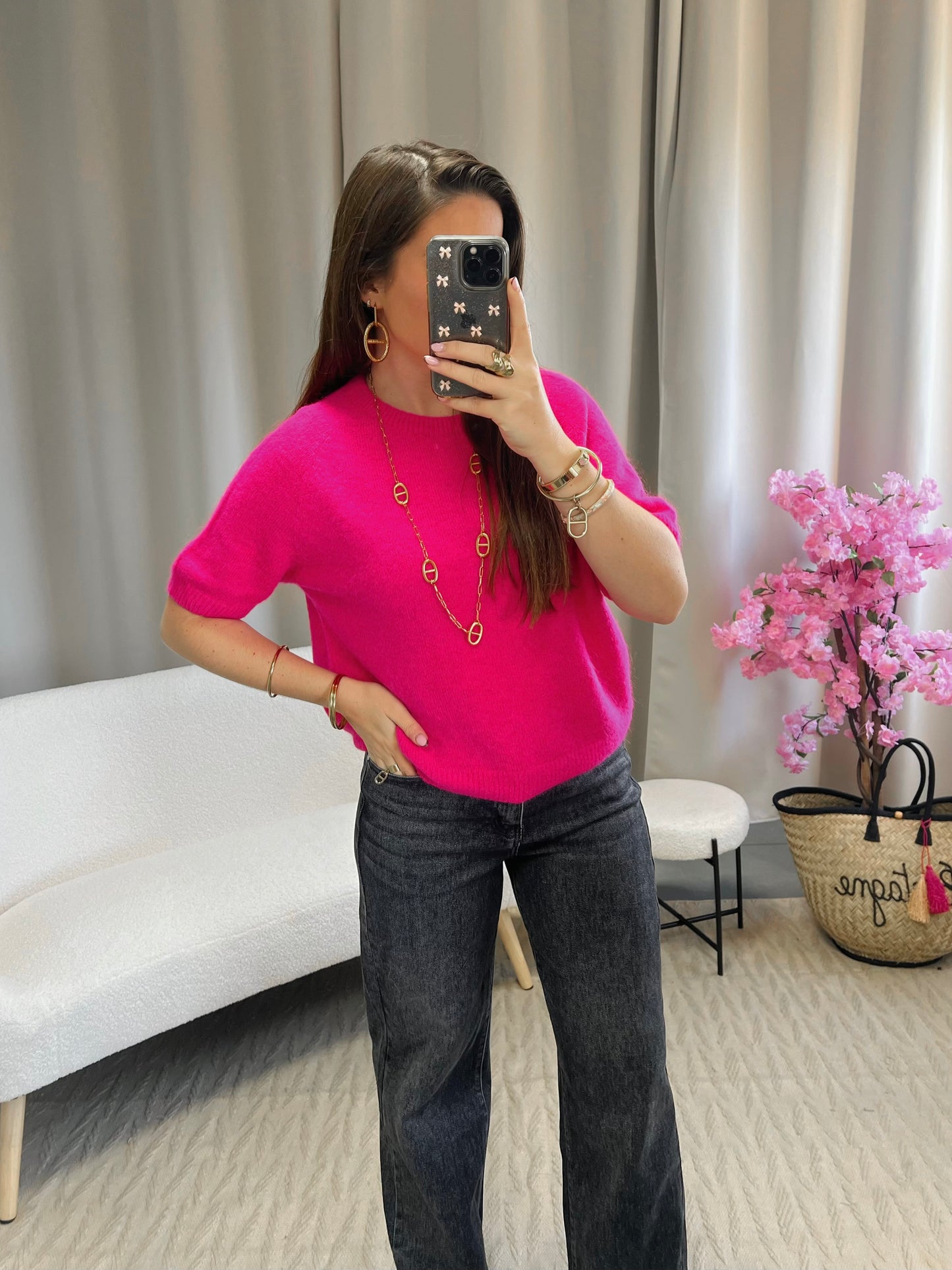 Pull MAËLYS fuchsia