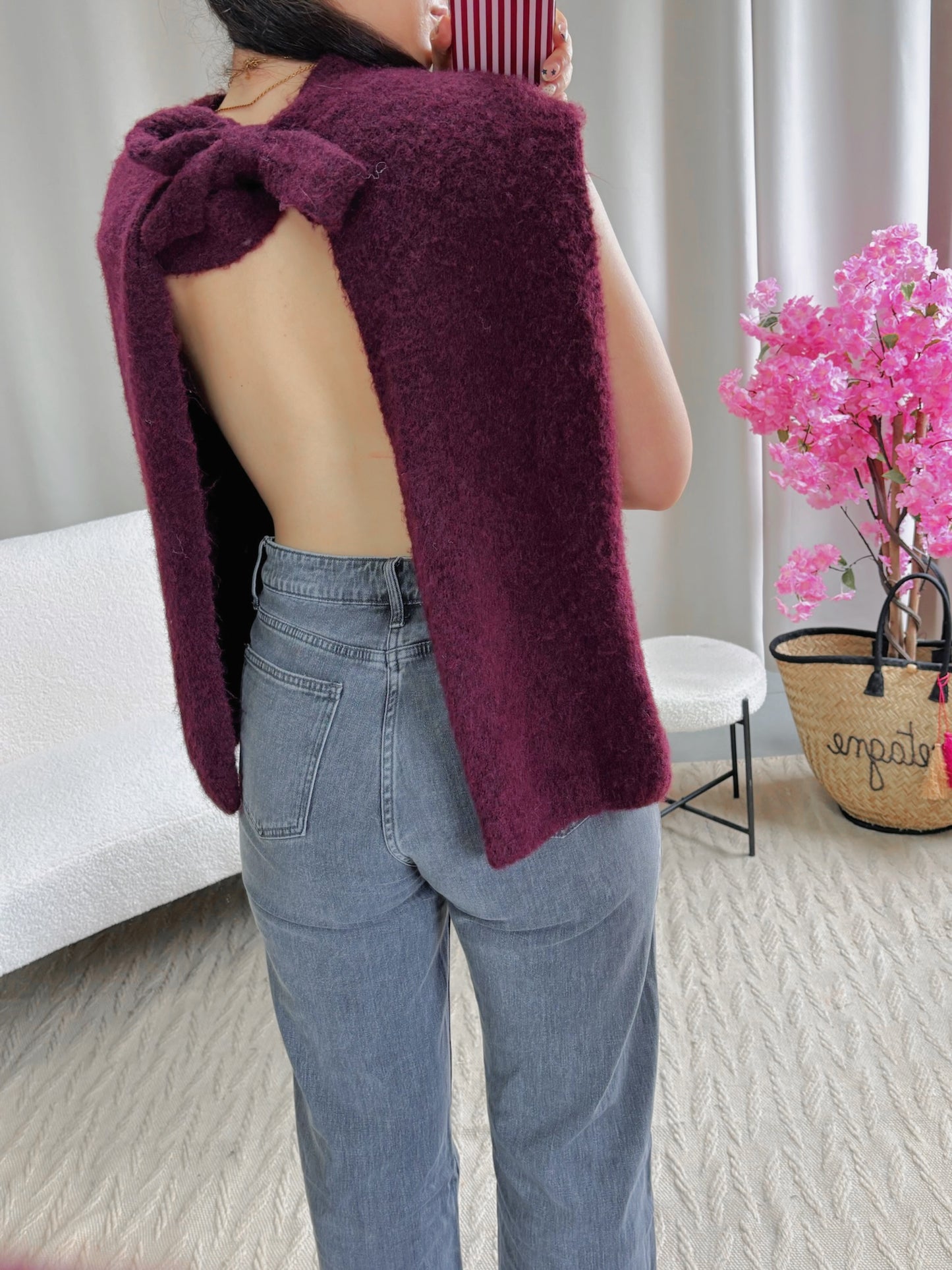 Pull dos nu SIENNA prune