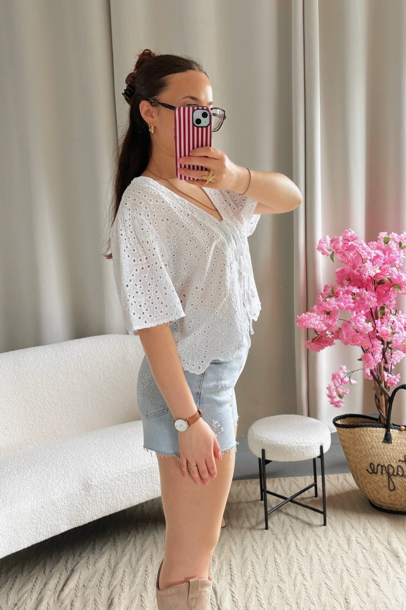Top LOLA blanc