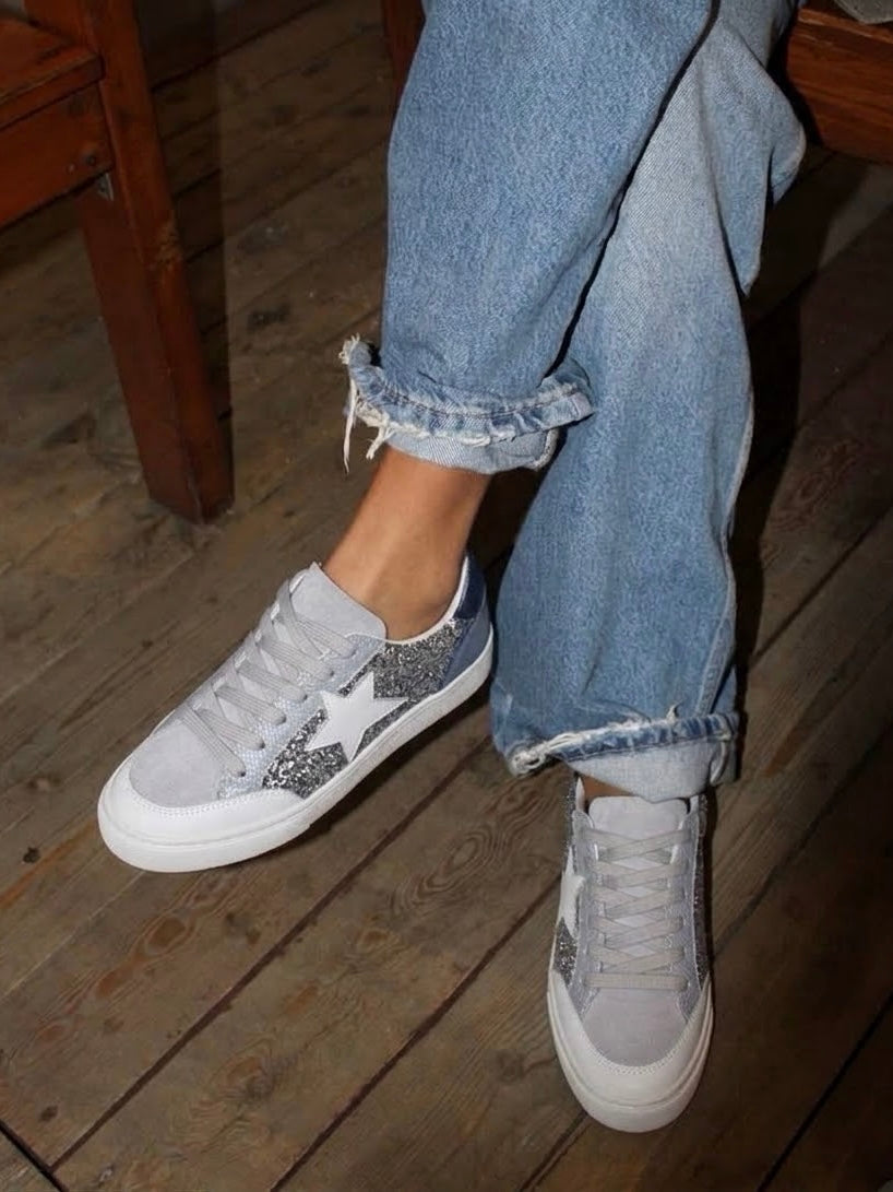 Baskets STELLA bleu et blanc