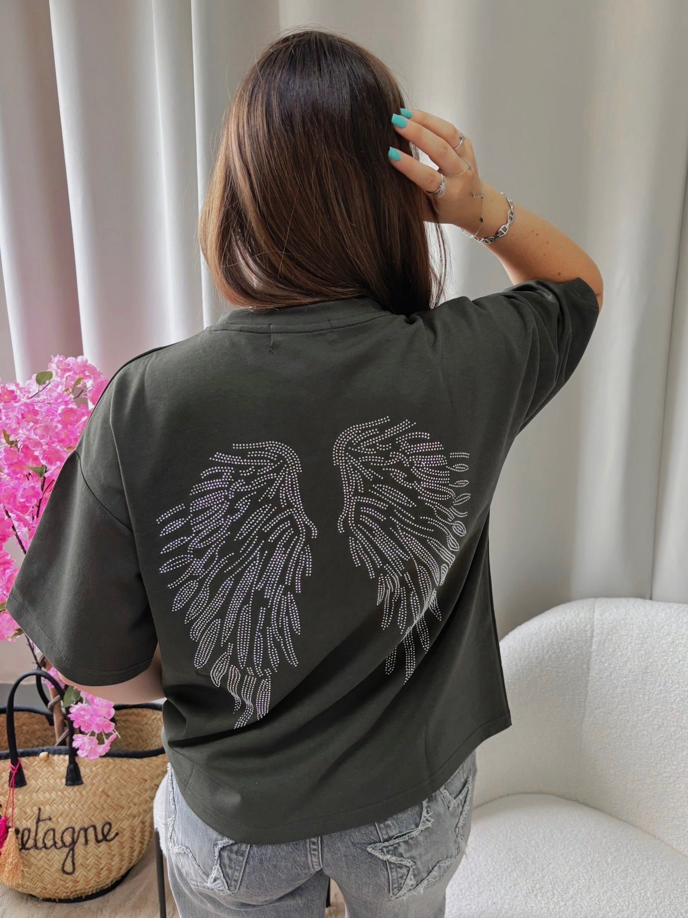 T-shirt ANGEL kaki