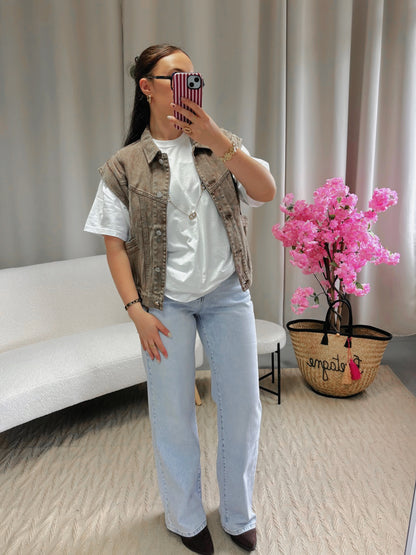 Veste ROCK marron