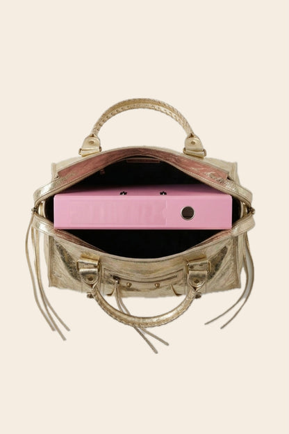 Sac PANAM cuir doré GRAND modèle