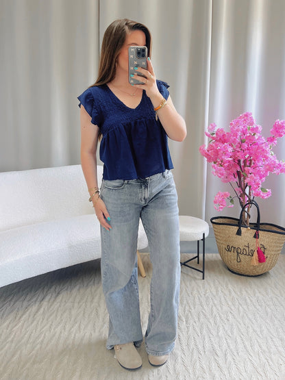 Blouse CHLOÉ bleu marine