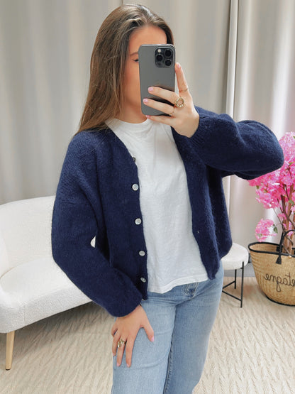 Cardigan COZY bleu marine
