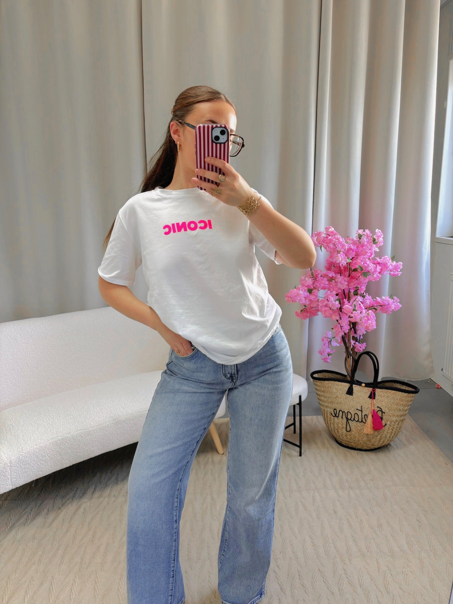 T-shirt ICONIC blanc