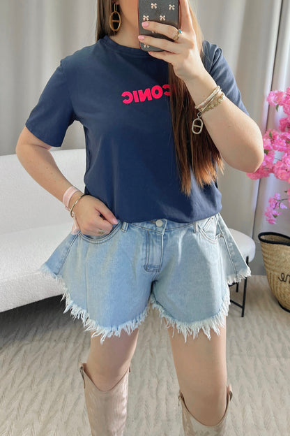 T-shirt ICONIC bleu marine