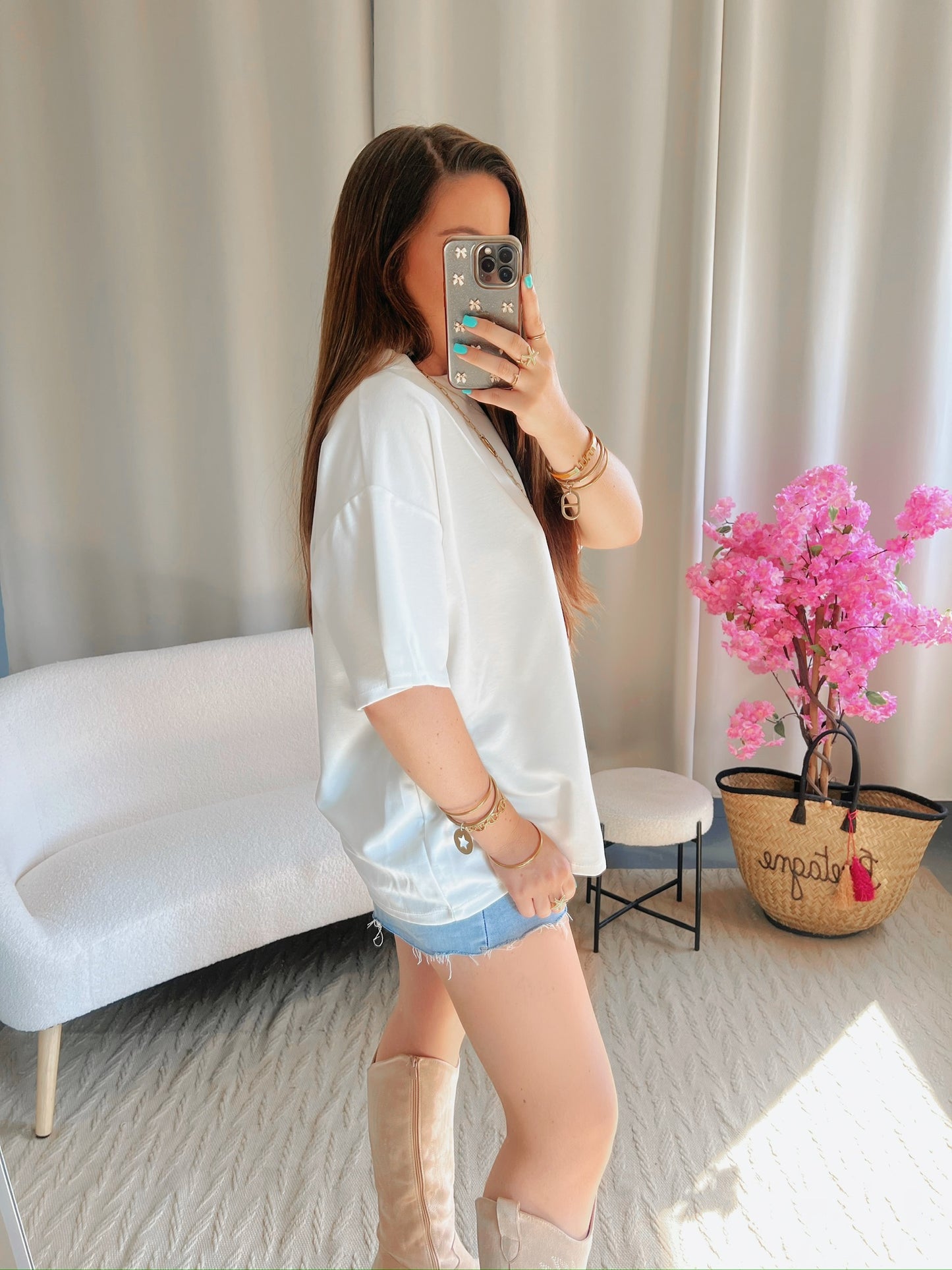 T-shirt CŒUR blanc