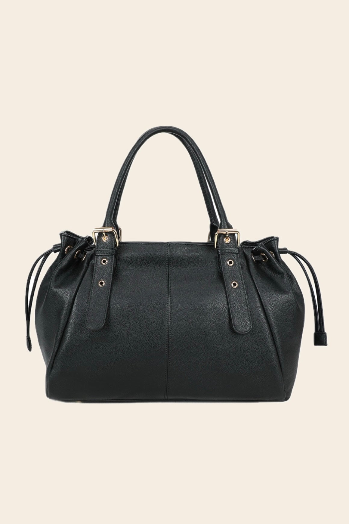 Sac STUD noir grainé synthétique