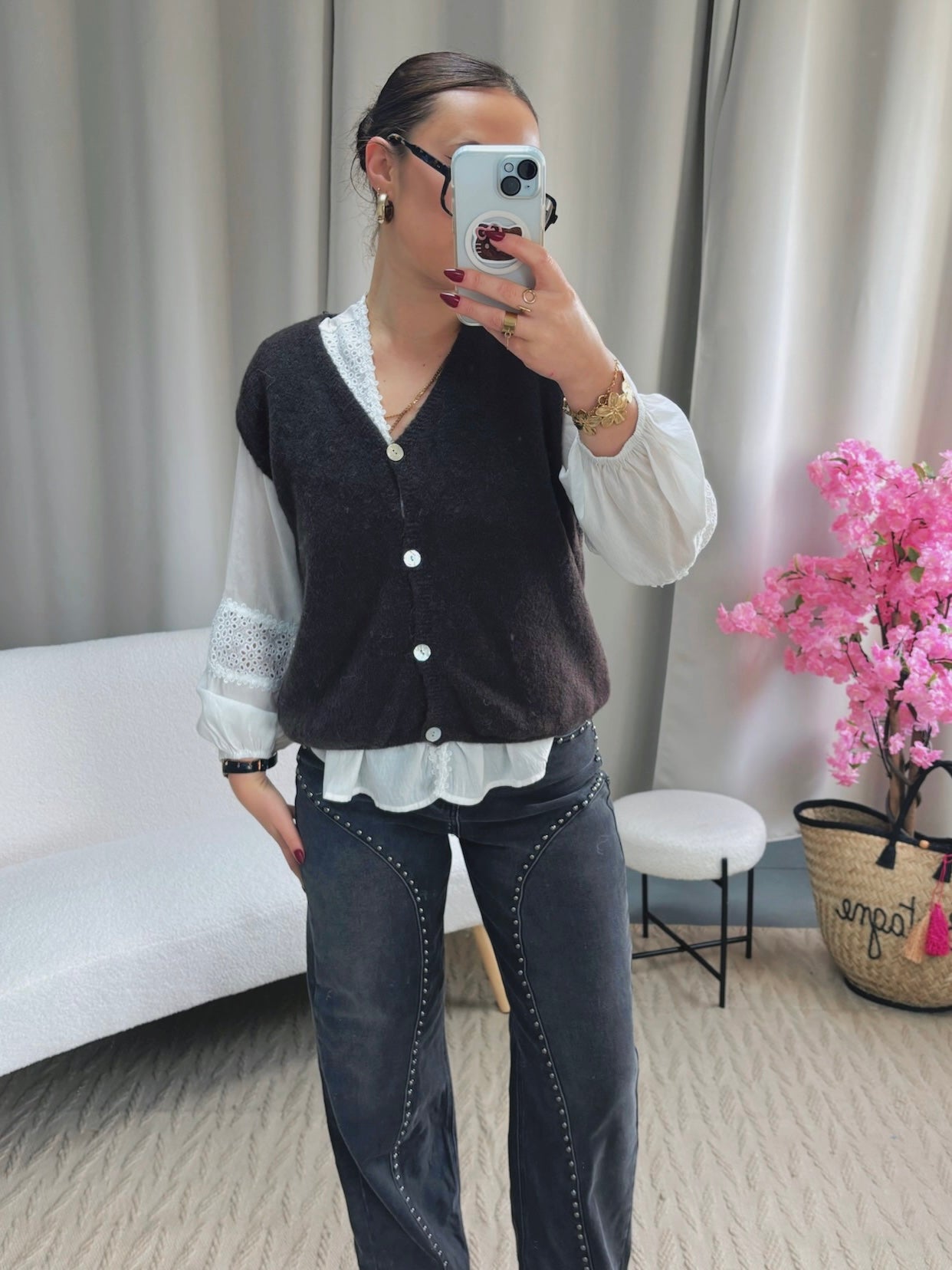 Gilet ELIA chocolat