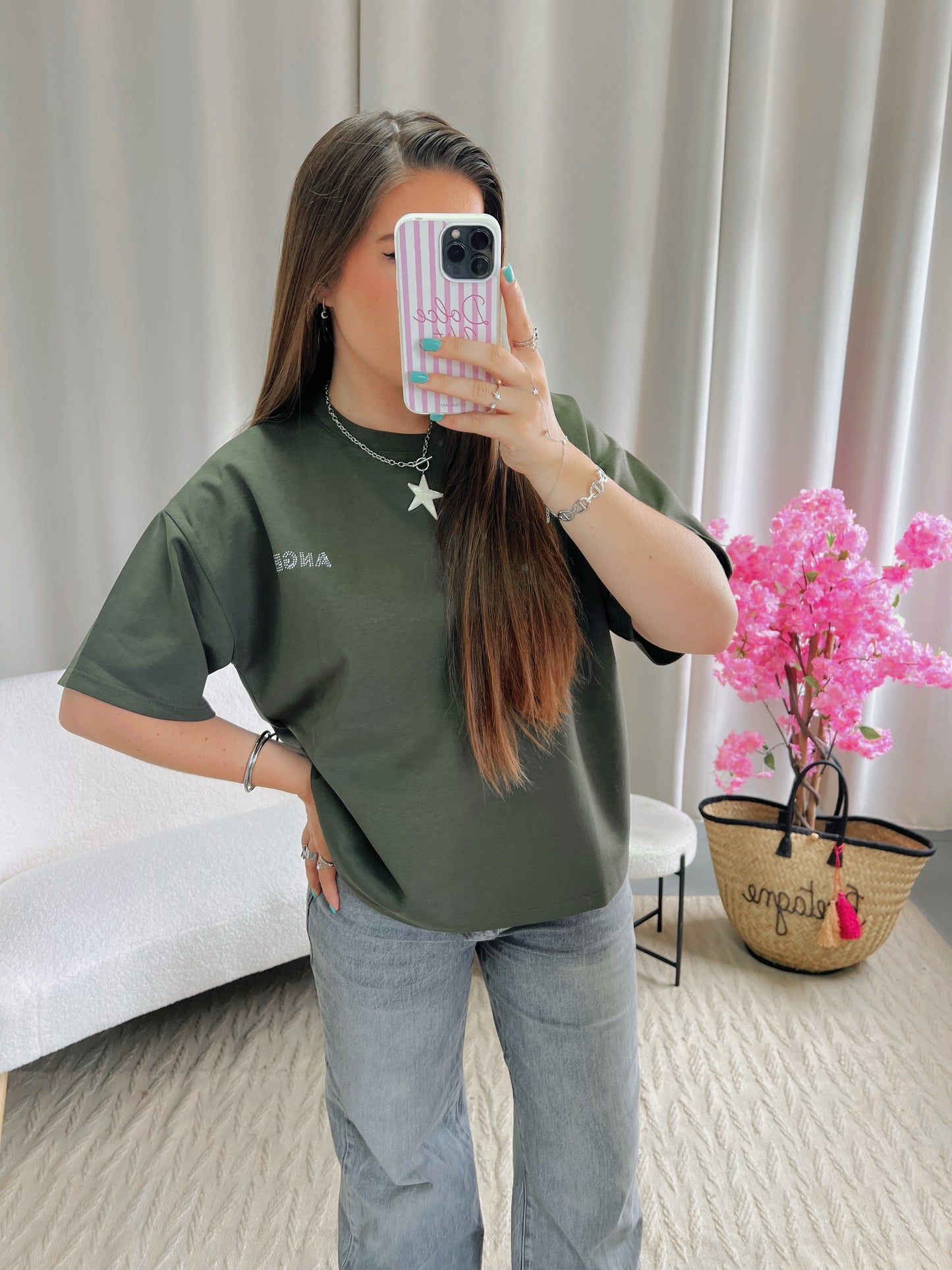 T-shirt ANGEL kaki
