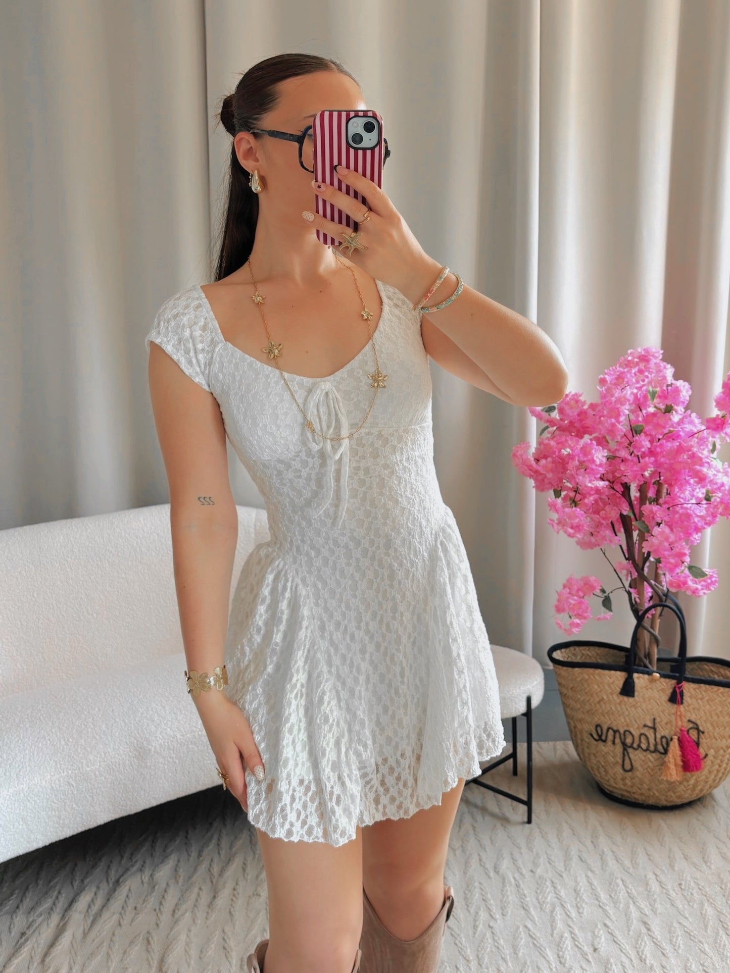 Robe MARGAUX blanche