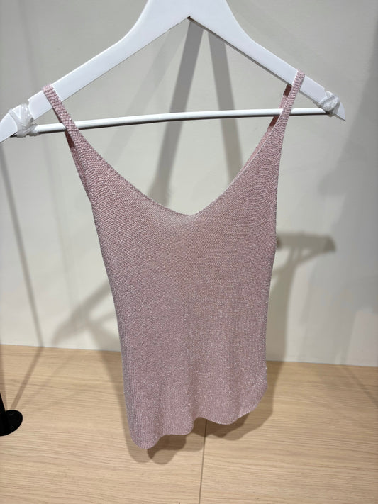 Débardeur SHINE rose pâle