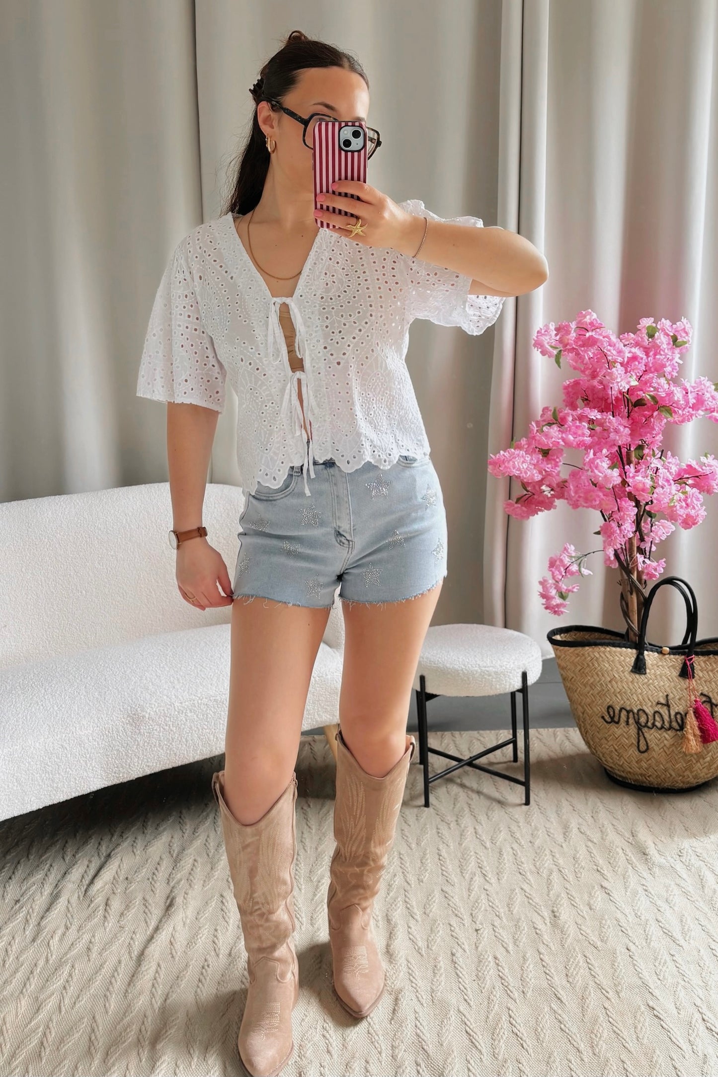 Top LOLA blanc