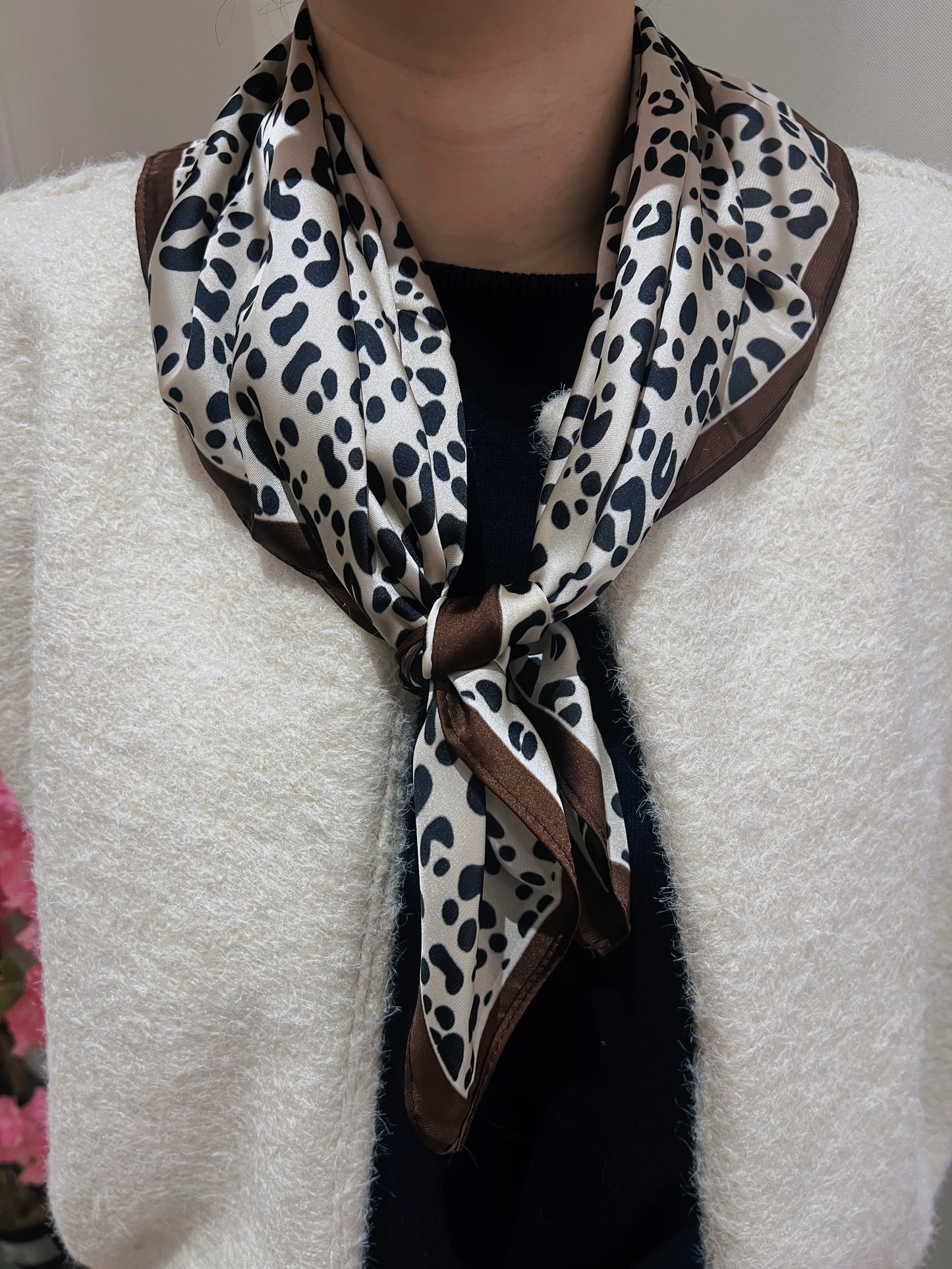 Foulard CARRE léopard