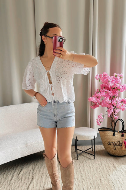Top LOLA blanc