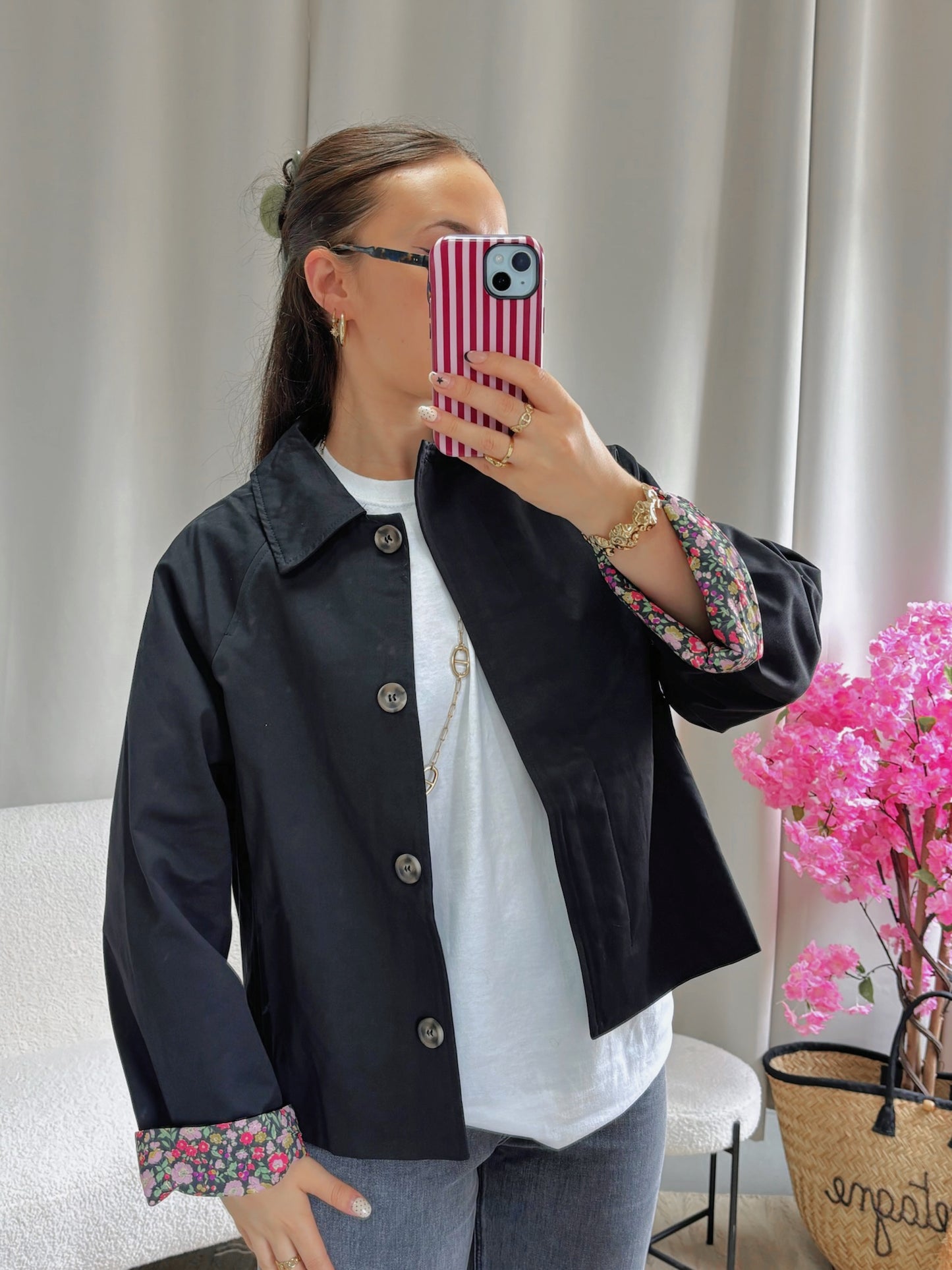 Trench JOSÉPHINE noir