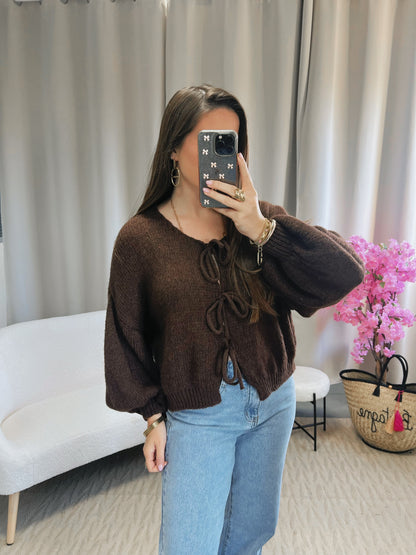 Pull EMMA chocolat