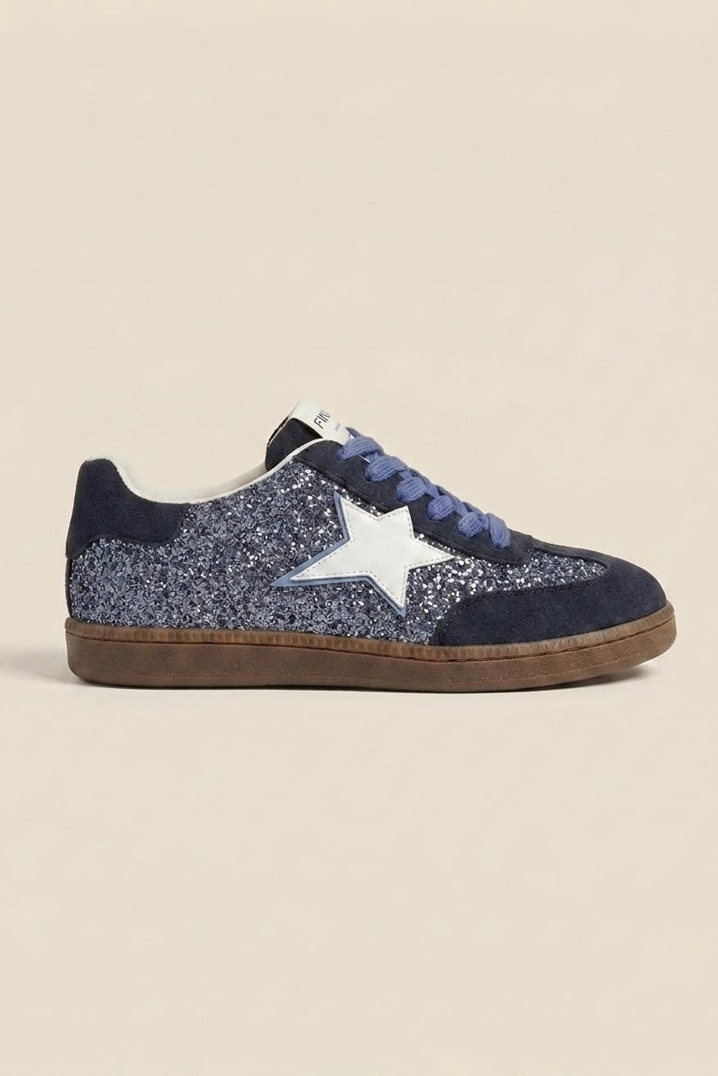 Baskets STELLA bleu marine