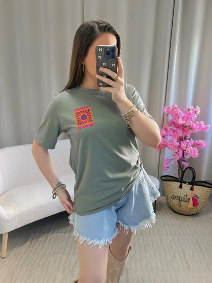 T-shirt LE SOLEIL kaki