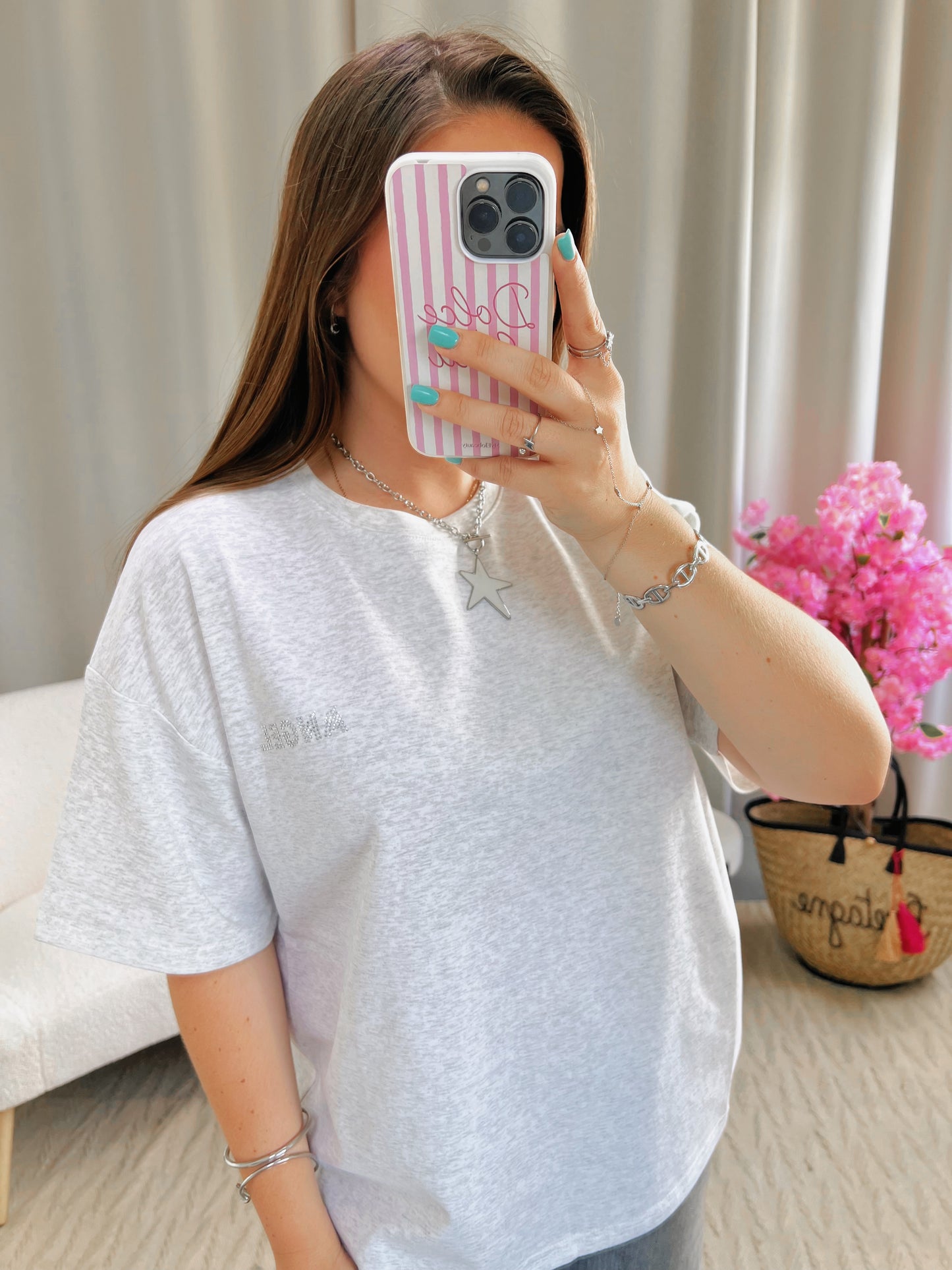 T-shirt ANGEL gris clair