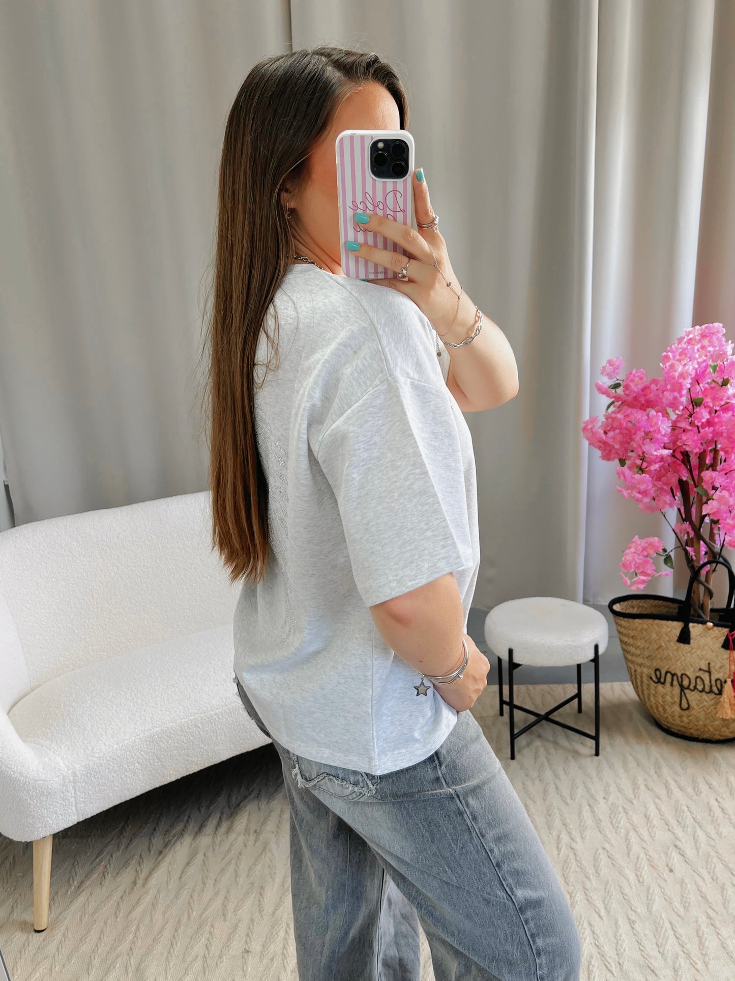 T-shirt ANGEL gris clair