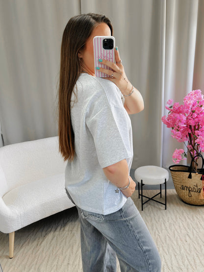 T-shirt ANGEL gris clair