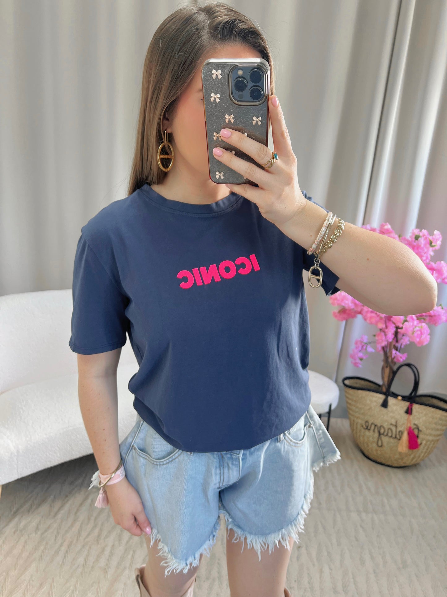 T-shirt ICONIC bleu marine