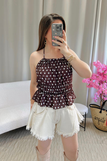 Top ZIA marron