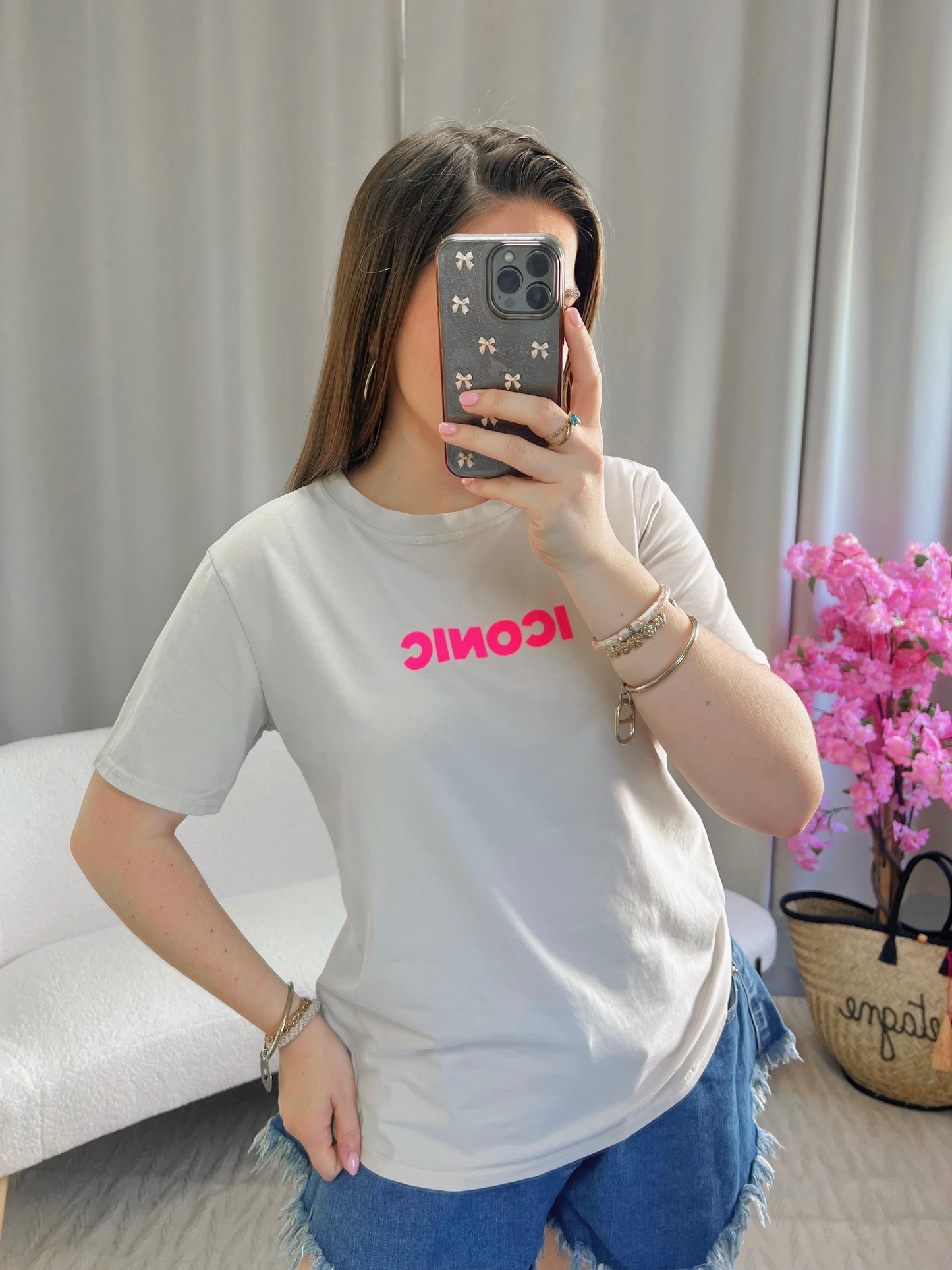 T-shirt ICONIC beige