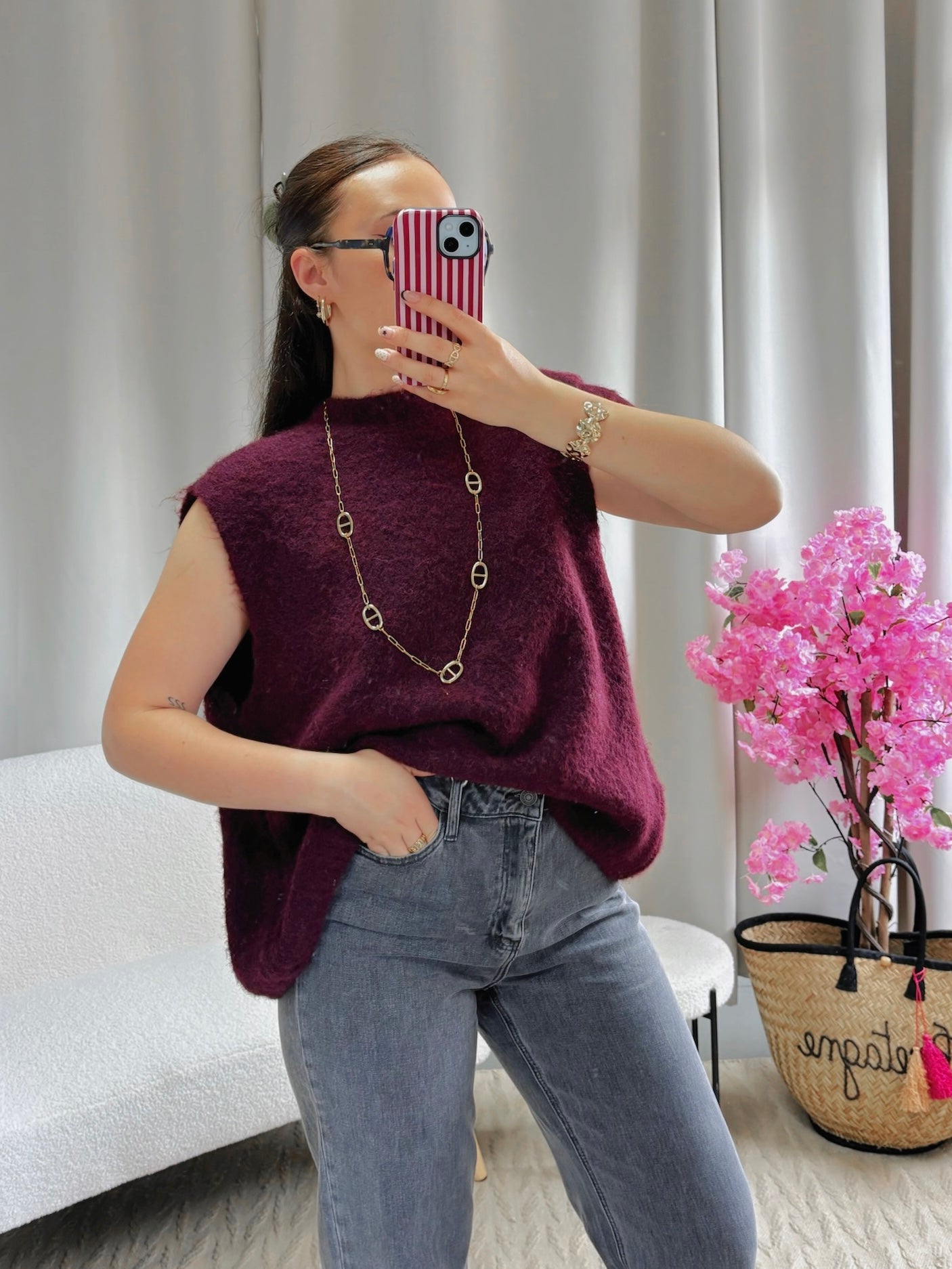 Pull dos nu SIENNA prune