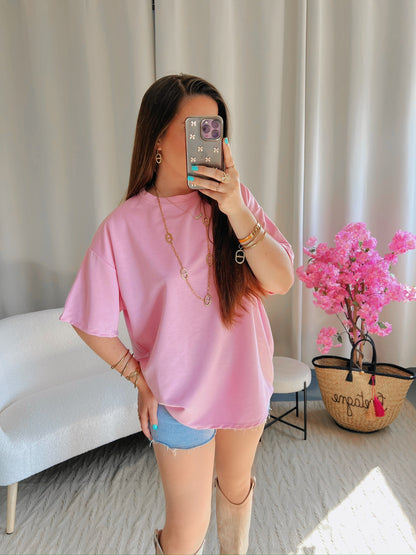 T-shirt CŒUR rose