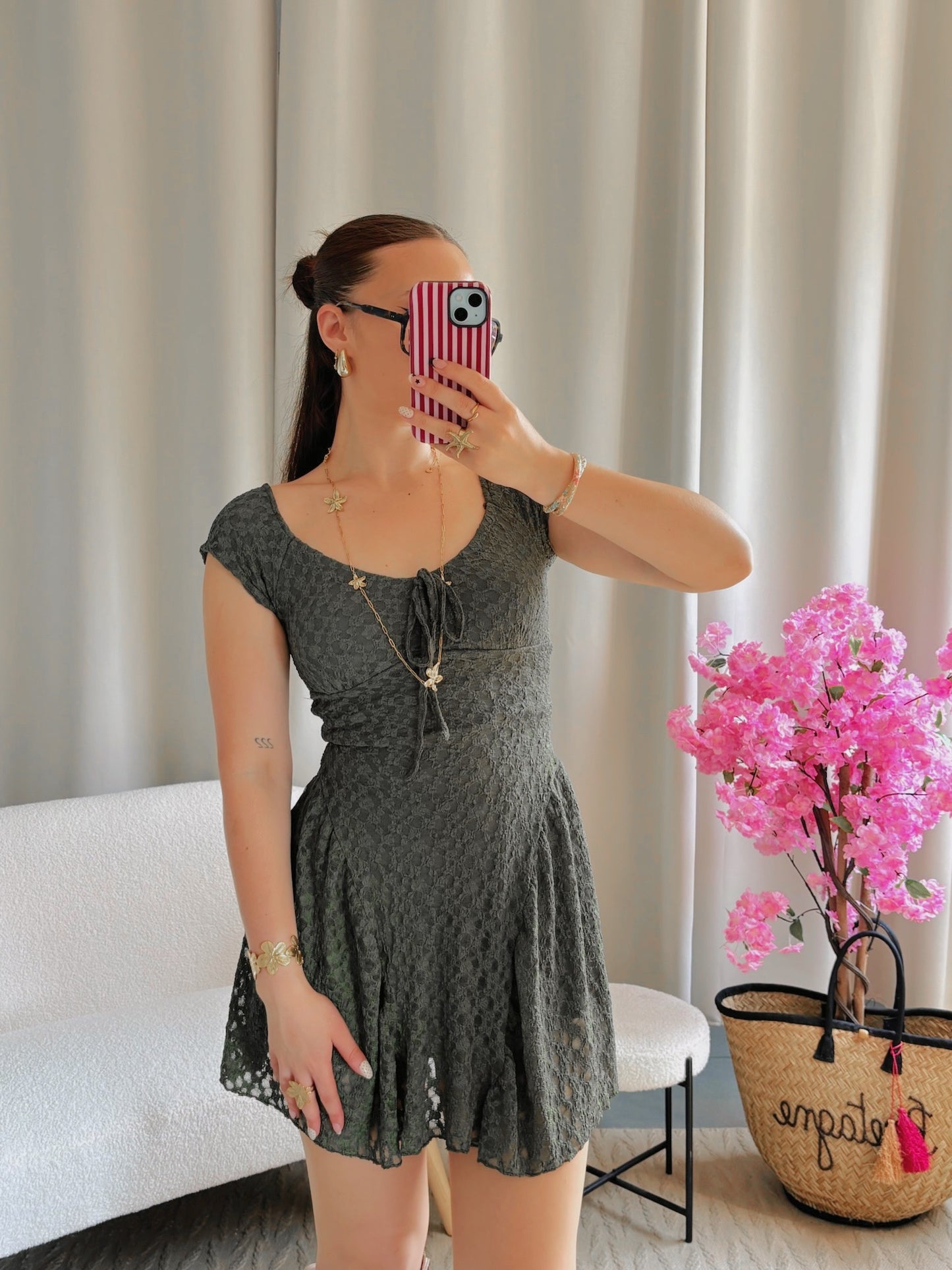 Robe MARGAUX kaki