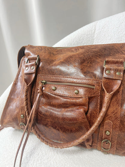 Sac PANAM camel grand modèle