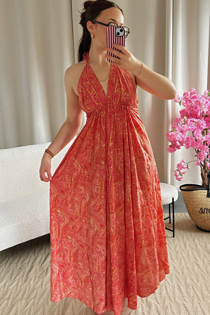 Robe BOHÈME corail