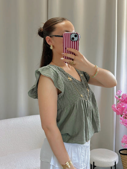 Blouse CHLOÉ kaki