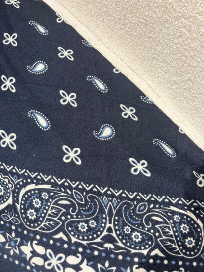 Foulard bandana bleu marine