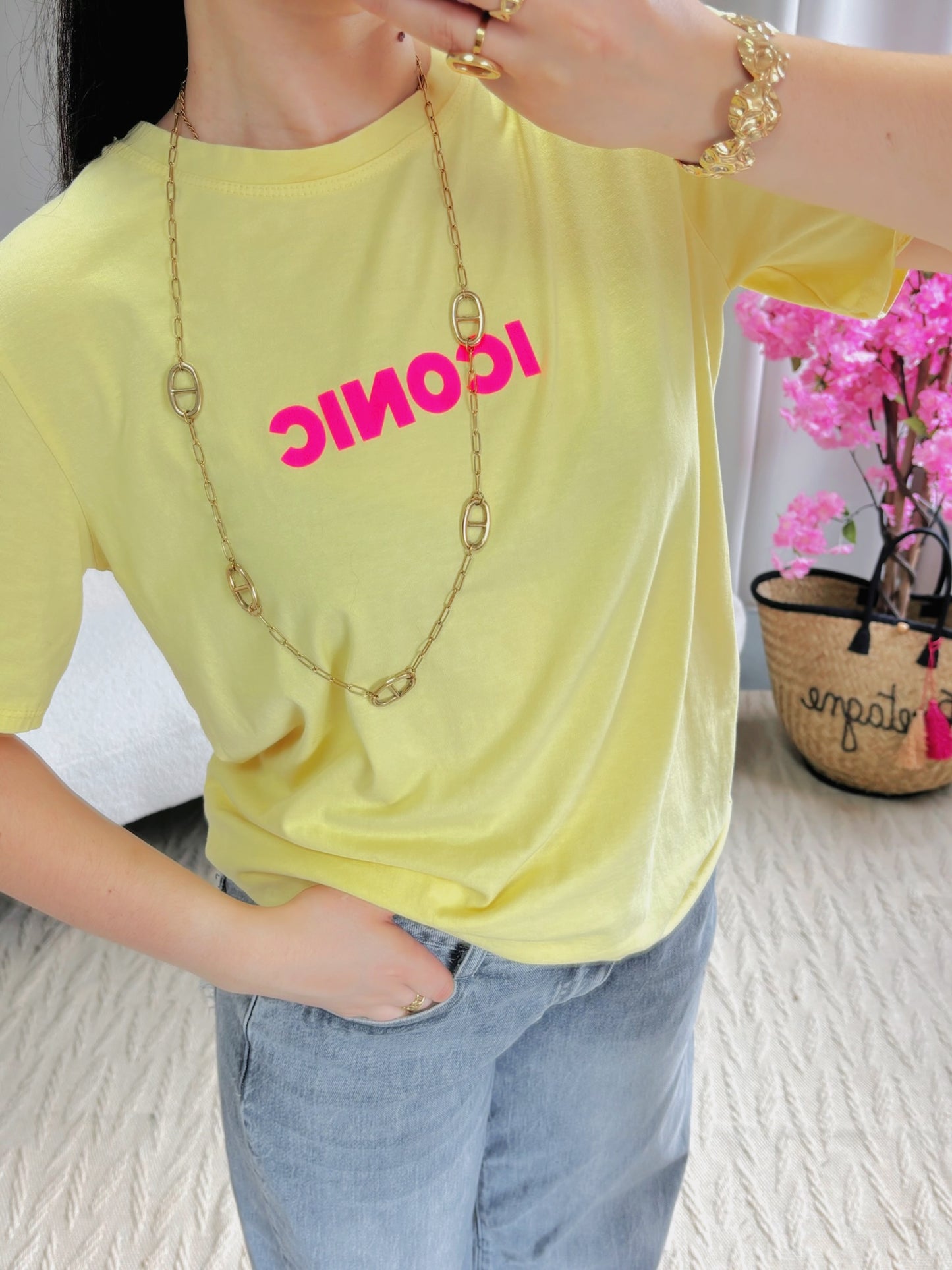 T-shirt ICONIC jaune