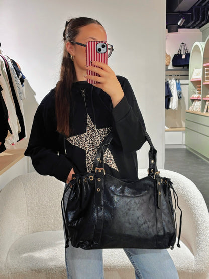Sac BROOKLYN noir irisé synthétique