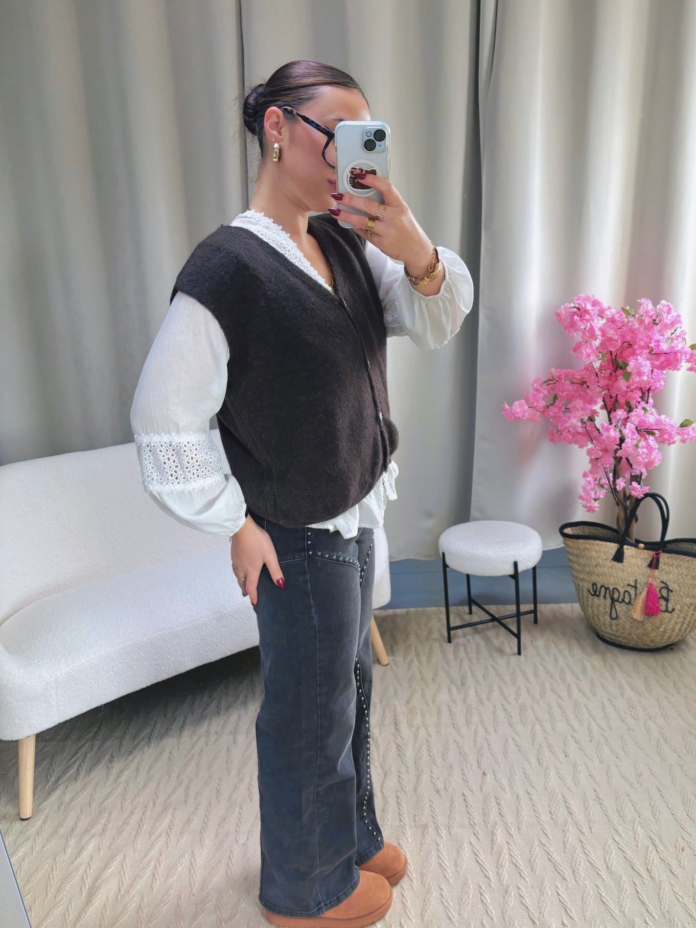 Gilet ELIA chocolat