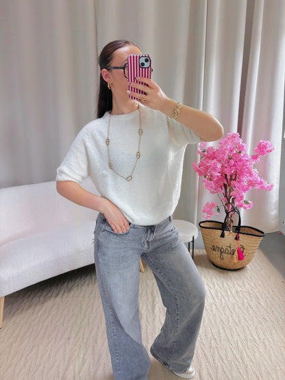 Pull MAËLYS blanc