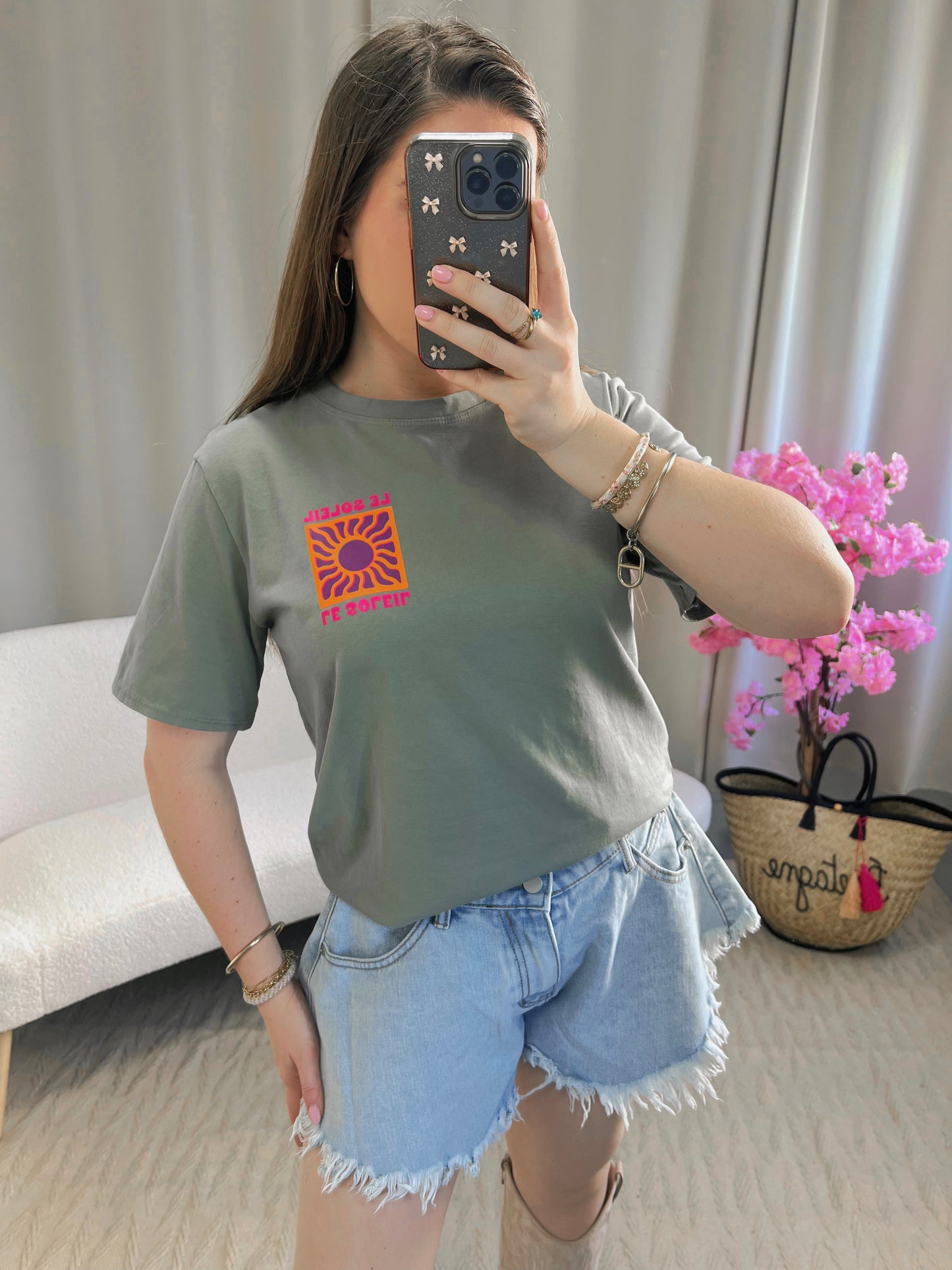 T-shirt LE SOLEIL kaki