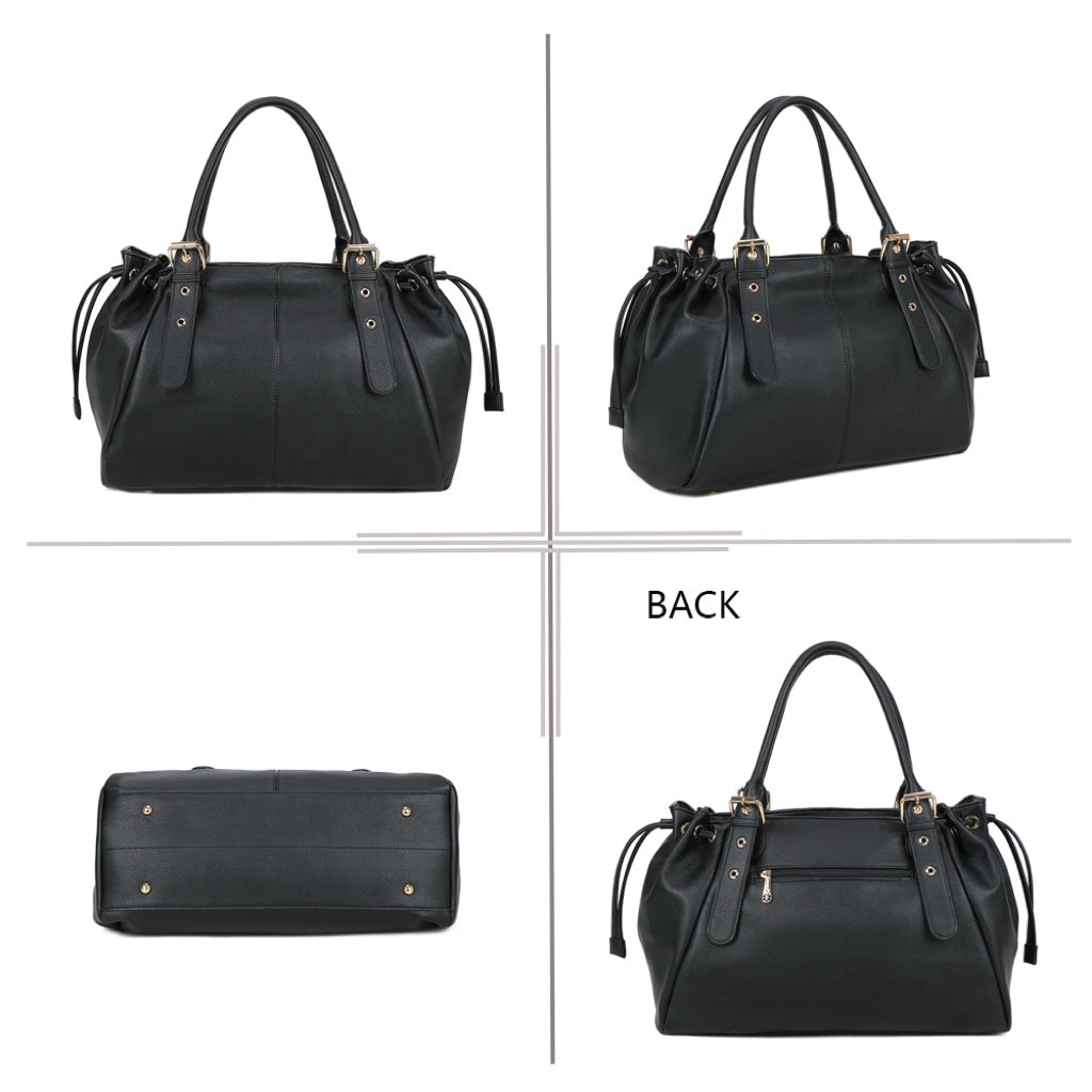 Sac STUD noir grainé synthétique