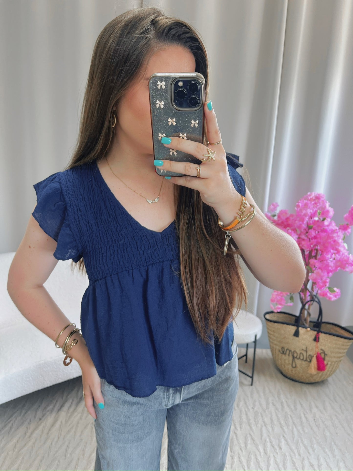 Blouse CHLOÉ bleu marine