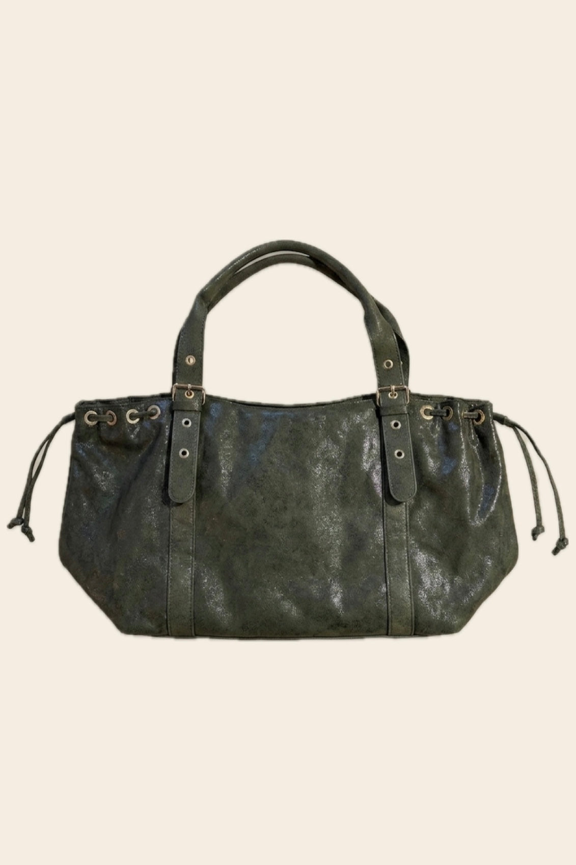 Sac BROOKLYN kaki irisé synthétique