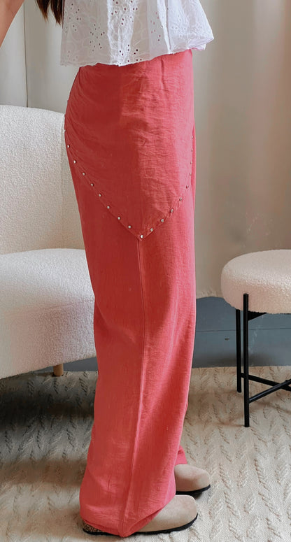 Pantalon LAURA terracotta