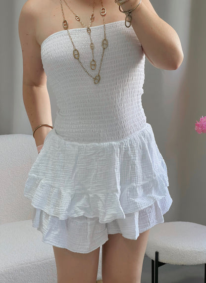 Combi short VITA blanche
