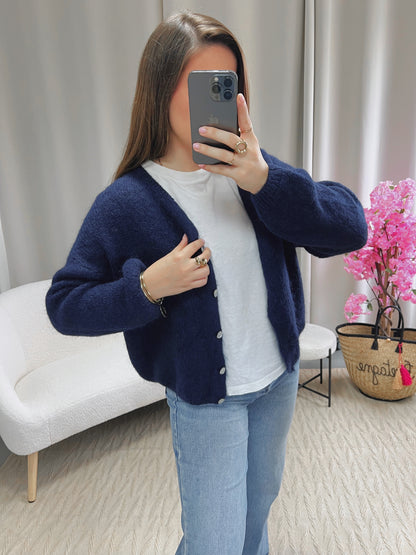 Cardigan COZY bleu marine